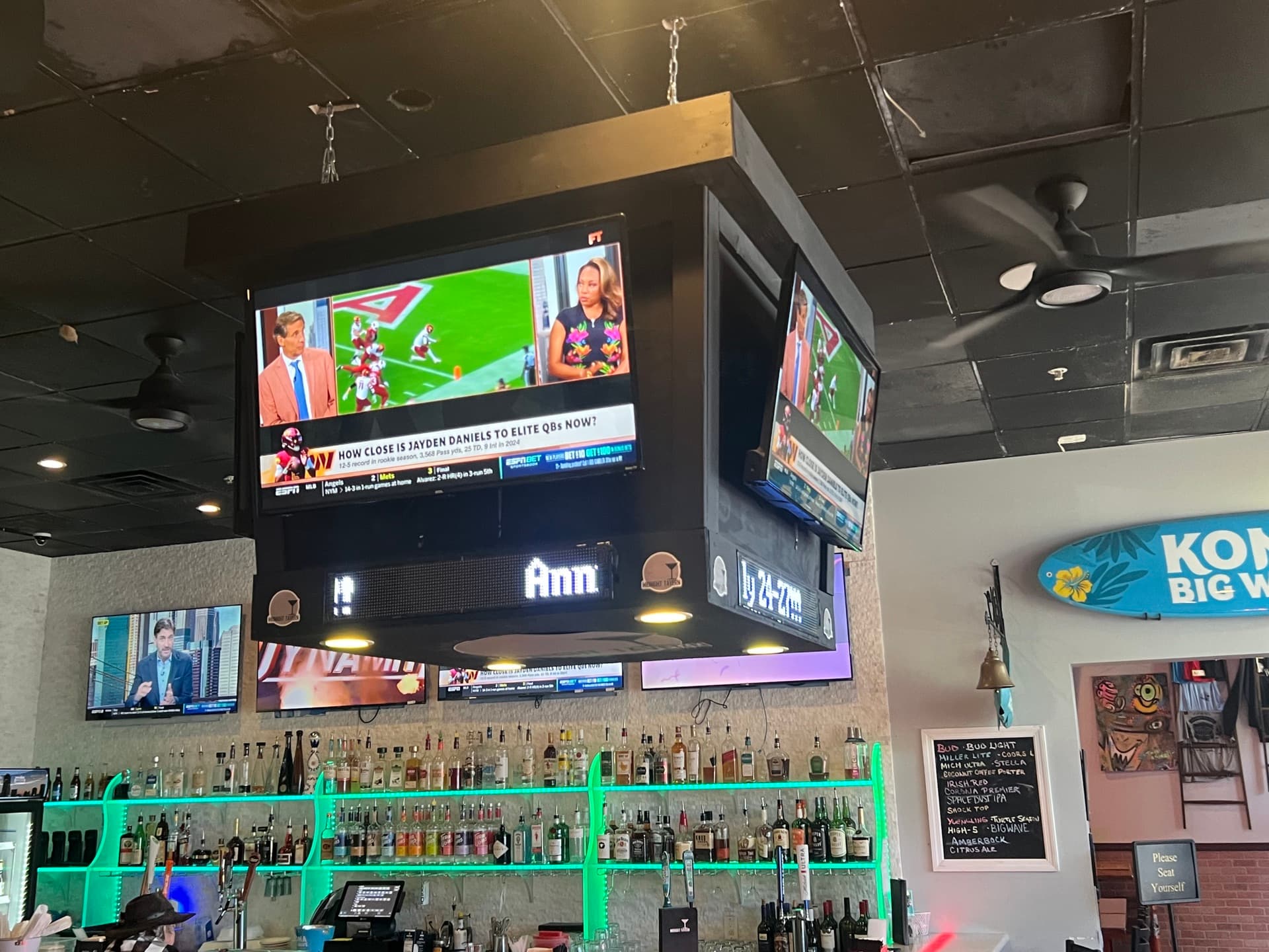 Sports Bar Multi-Screen Install