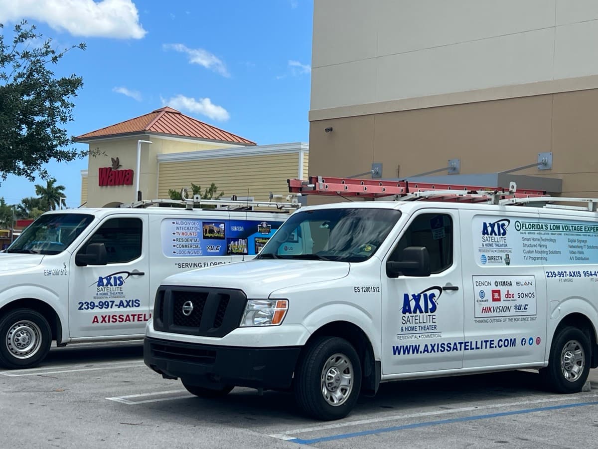 Axis technician providing support