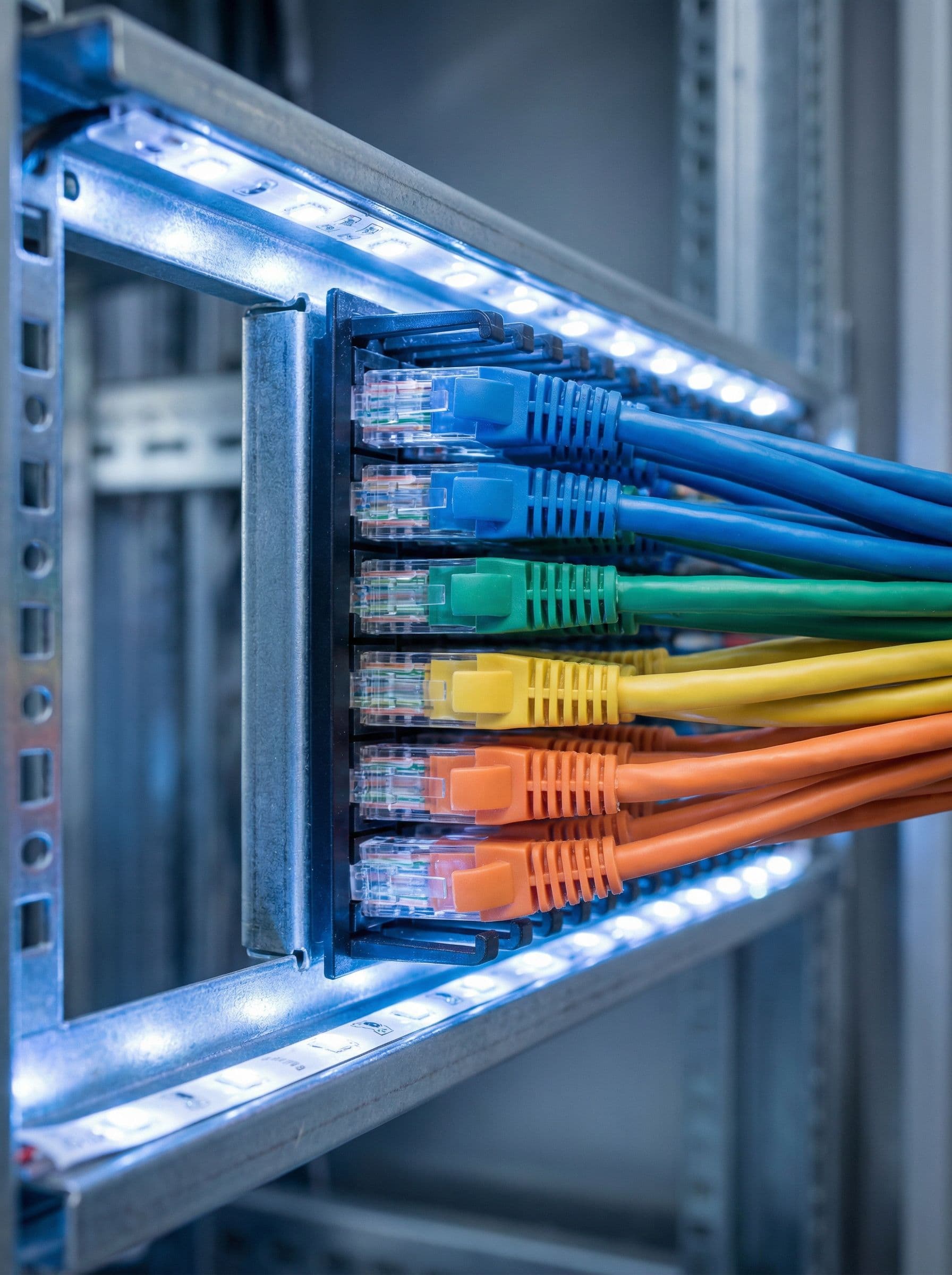 Pristine cable terminations at patch panel