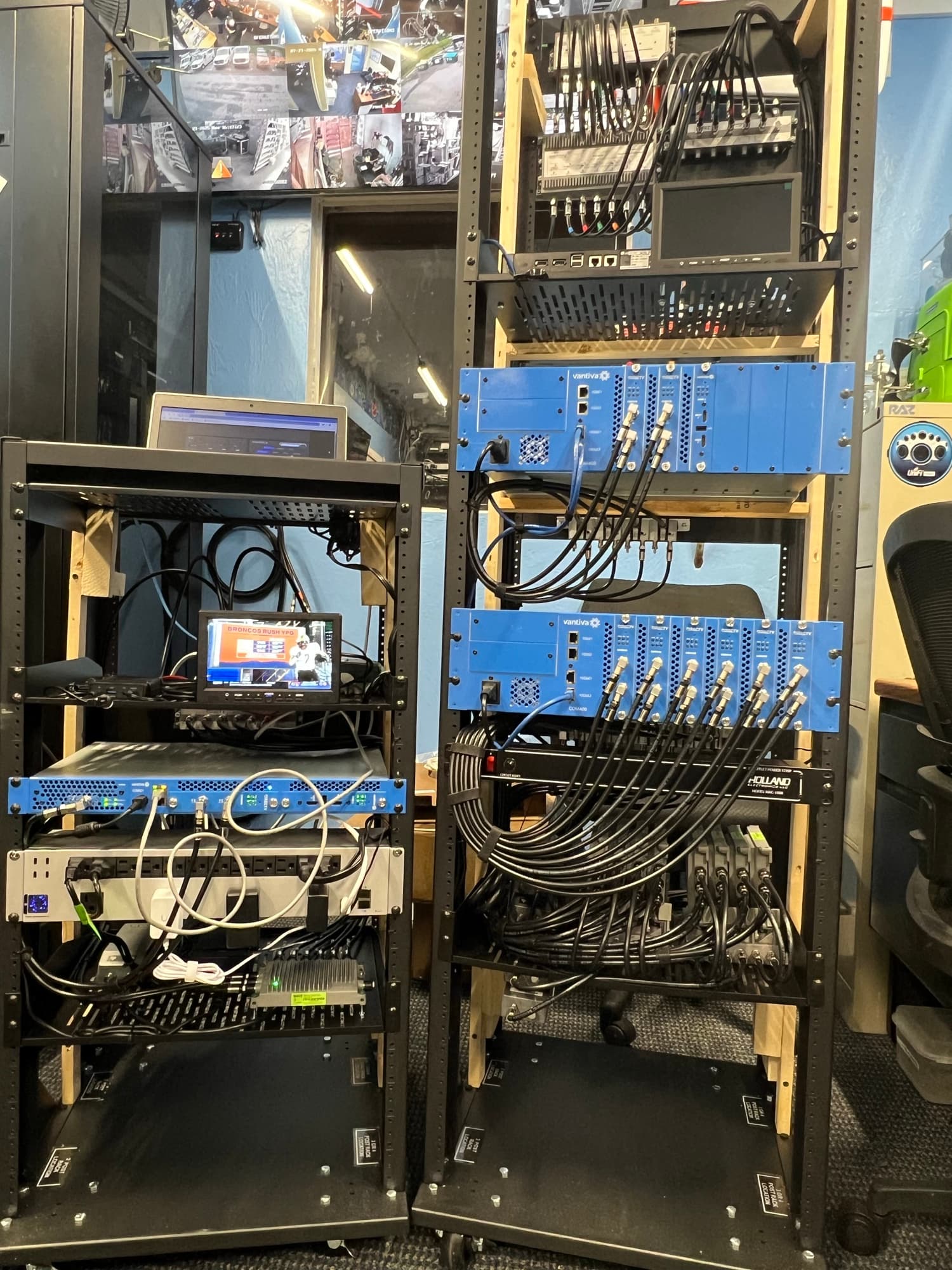 Dual-Rack DIRECTV Build — Multi-Cabinet Distribution