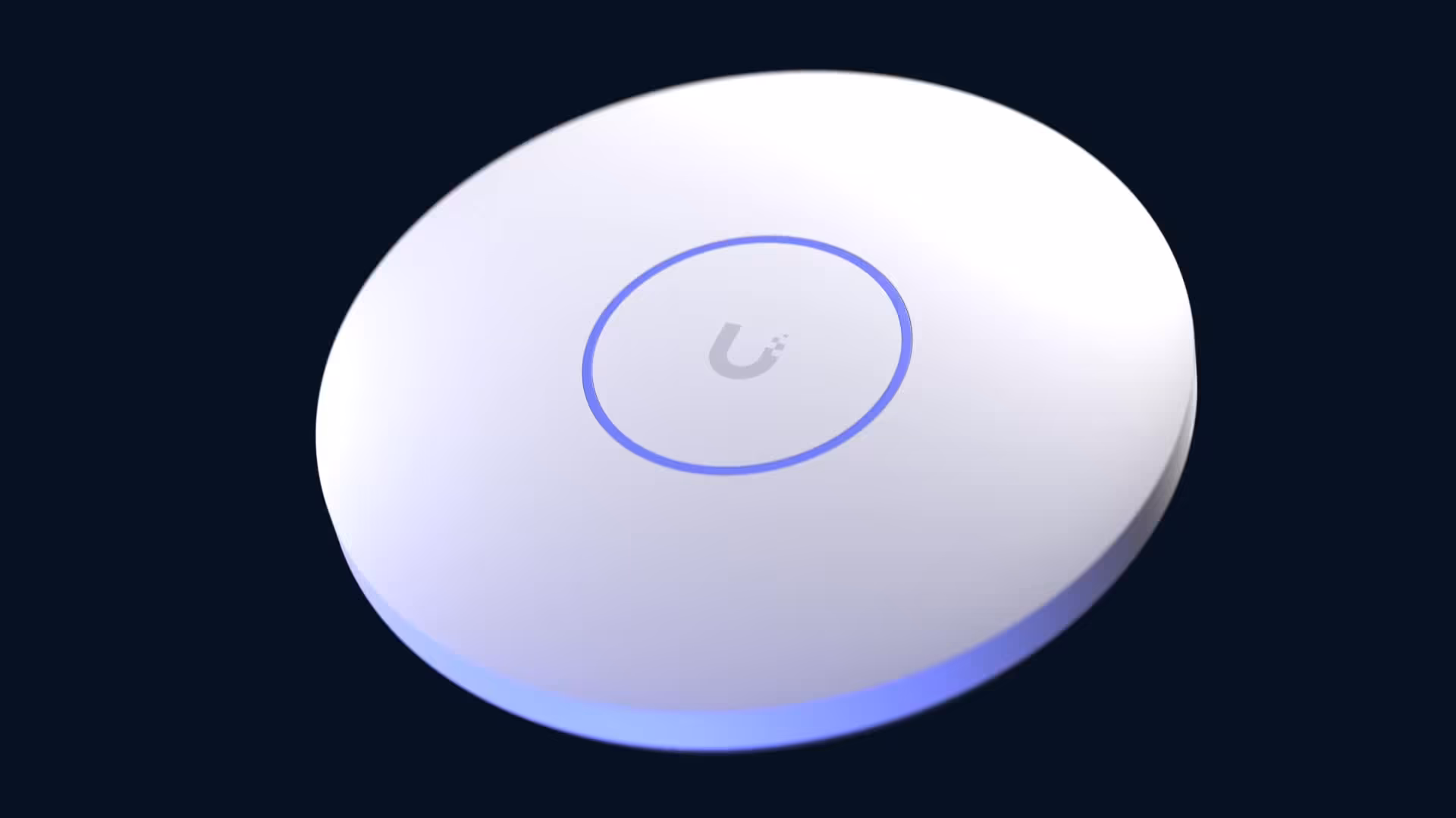 Ubiquiti UniFi access point delivering managed Wi-Fi coverage