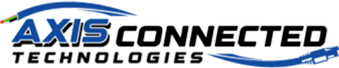 Logo for Uconn Technologies featuring bold black and blue text.
