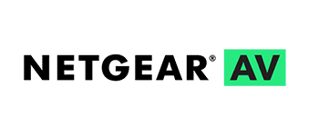 Logo of Netgear, a technology company specializing in networking products.