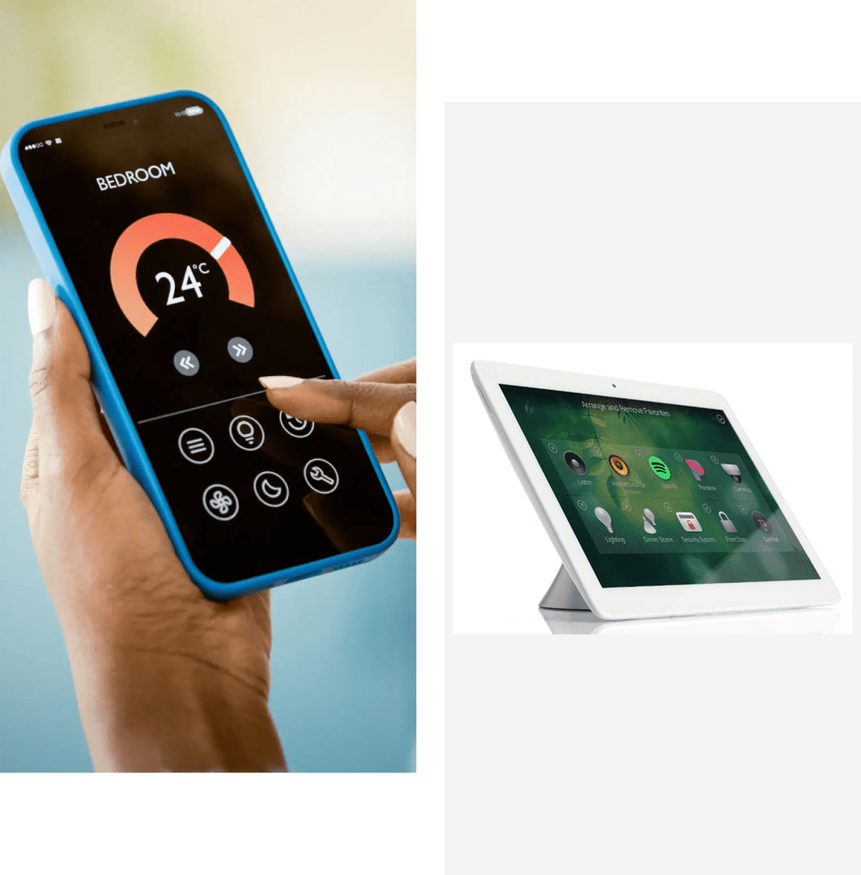 A person unlocking a smartphone using a passcode.